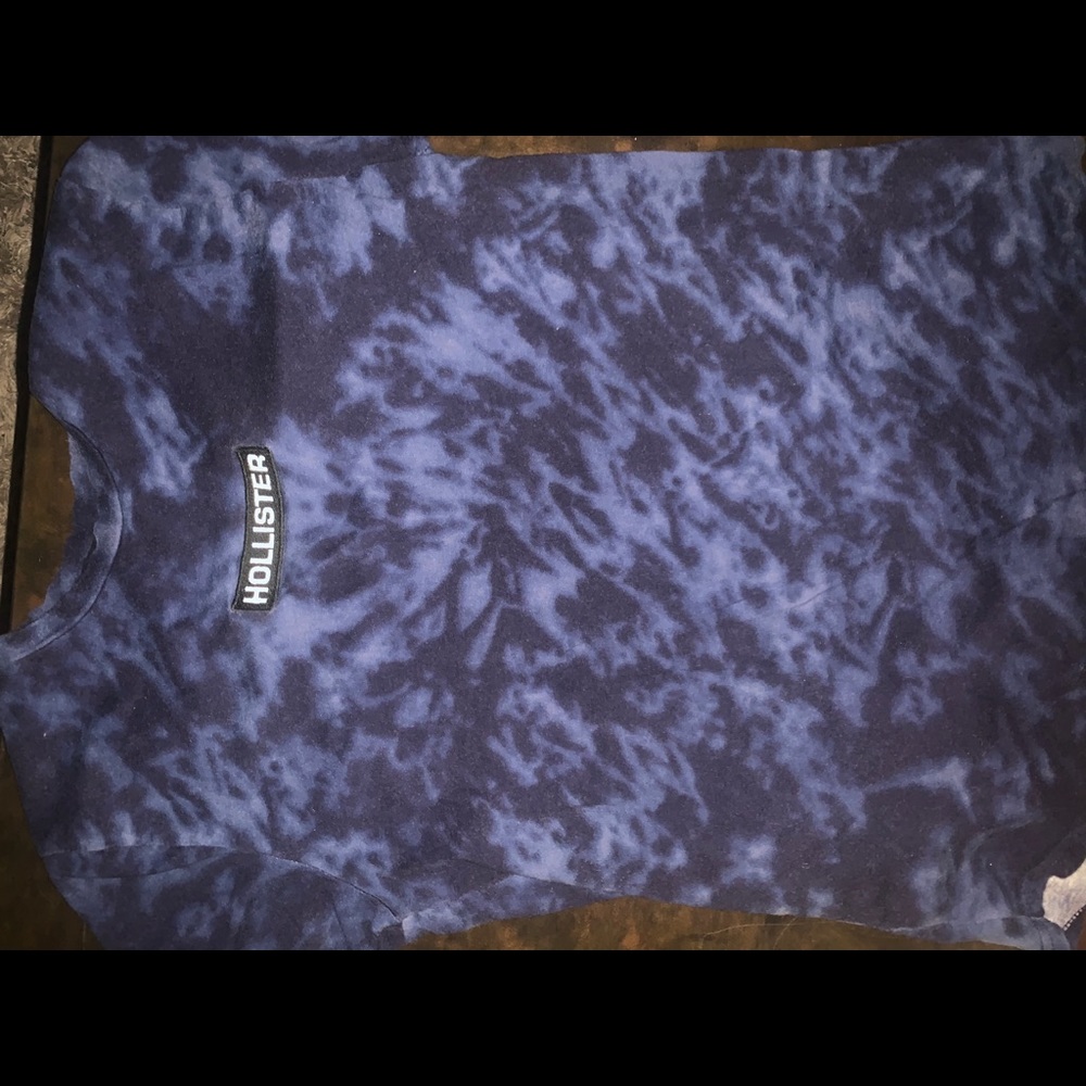 Tie die blue Hollister never worn